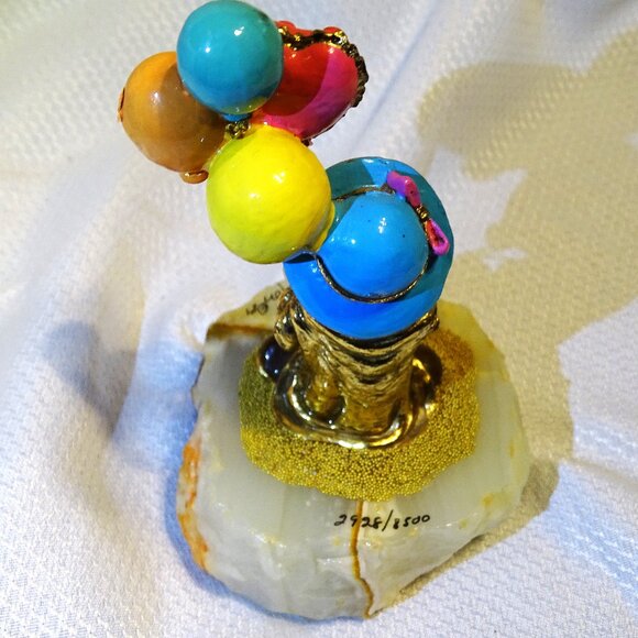 Ron Lee 1987 Clown Balloons Dog I LOVE YOU Figurine 2928/8500 Signed - Picture 5 of 10